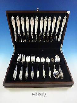 Prelude By International Sterling Silver Flatware Service For 12 Set 60 Pieces