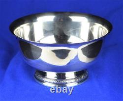 Prélude International En Argent Y91 Sterling Silver Footed Bowl Mayonnaise Bowl