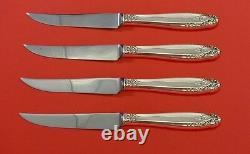 Prélude Par International Sterling Silver Steak Knife Set 4pc Hhws Custom 8 1/2