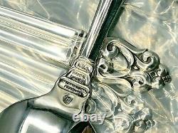 Royal Danois Par International Sterling Silver Set De 8 Fourches À Crème Glacée 5.75