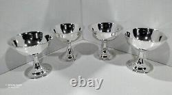 Seigneur international Saybrook 11954 gobelets à dessert en argent sterling