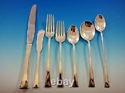 Serenity By International Sterling Silver Flatware Set 8 Service 60 Pièces