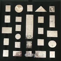 Silver Proofs Of Worlds Greatest Timbres International Society Of Postmasters
