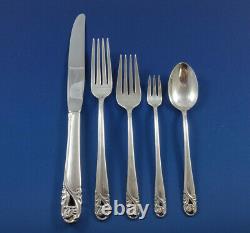 Spring Glory By International Sterling Silver Flatware Service 12 Set 66 Pièces